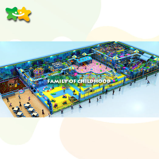 Indoor Playground Game Ocean Theme with ball pool