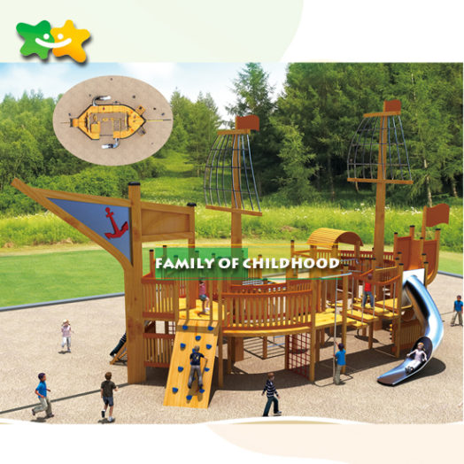 Wholesale Wooden playground Outdoor Children Play Gym Sets