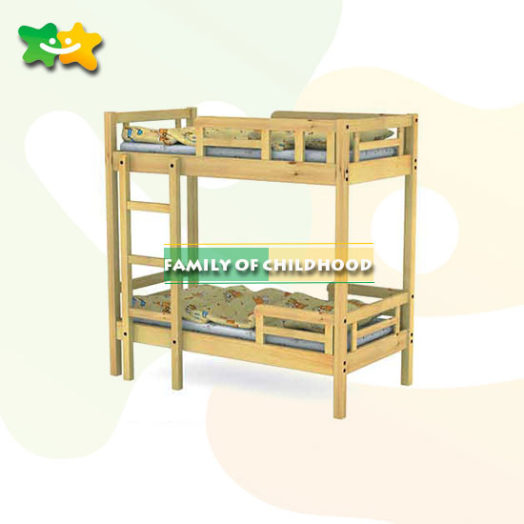 kindergarten logs bunk beds wooden bed with ladder