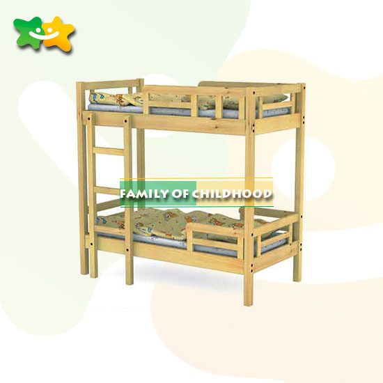 wooden bed 