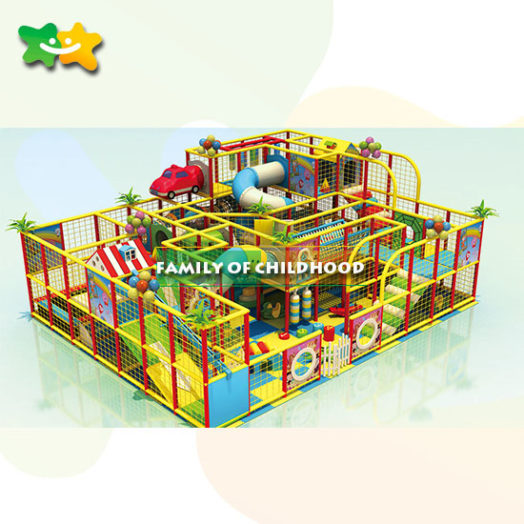 Entertainment park kids indoor play maze LLD PE plastic equipment