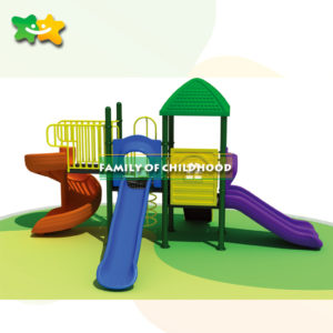 family of childhood,slides,amusement park equipment,Playing Children Slides