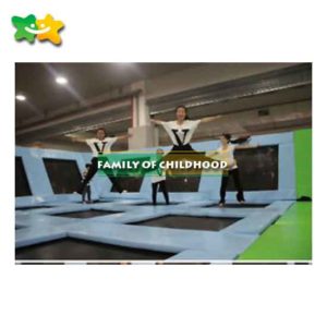family of childhood,children bungee trampolines,amusement park