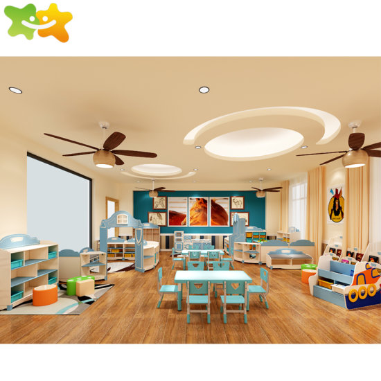kids study classroom design preschool furniture set for sale