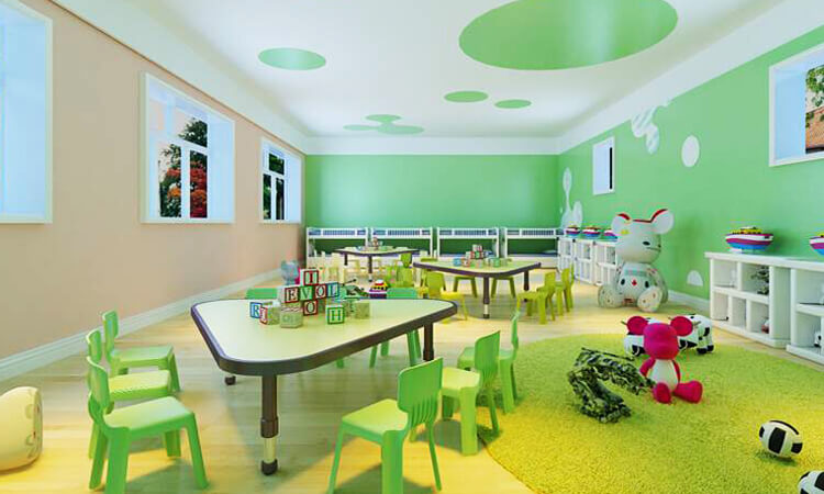 kids study classroom,preschool furniture set,family of childhood