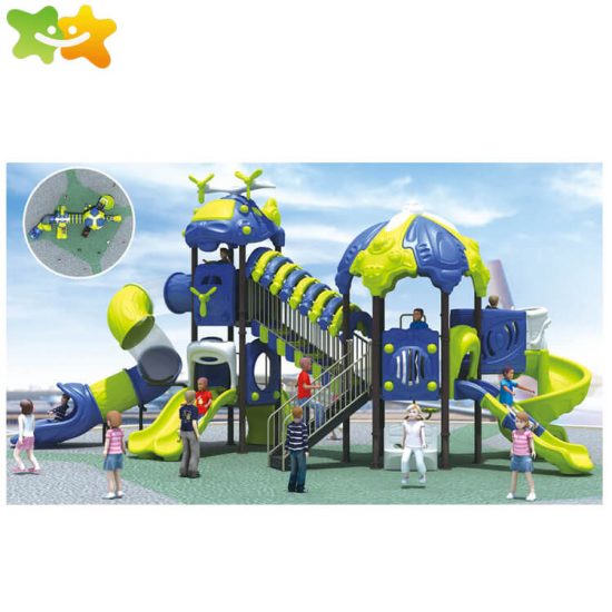 Outdoor plastic children game slide playground children plastic tunnel