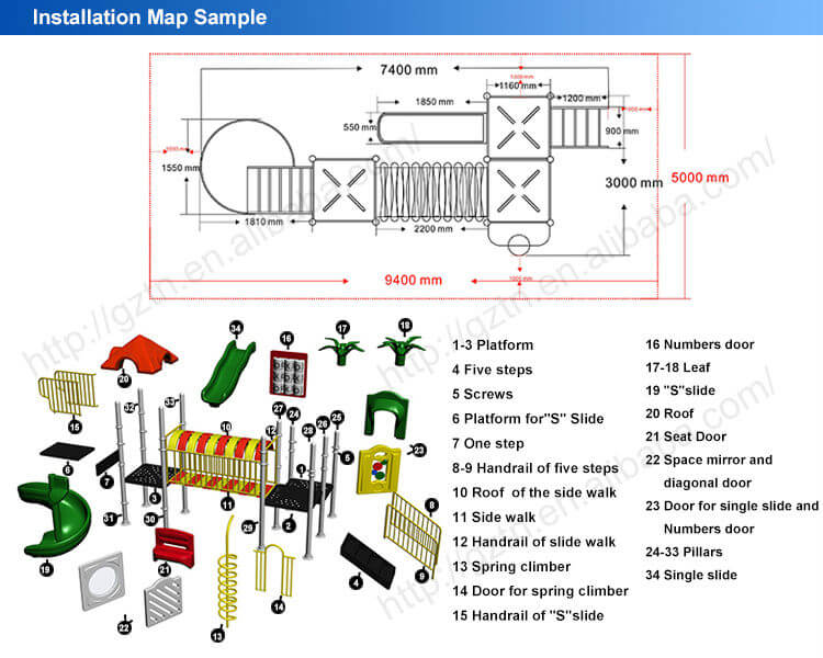 Outdoor plastic children game slide playground amusement park equipment children plastic tunnel slide,familyofchildhood