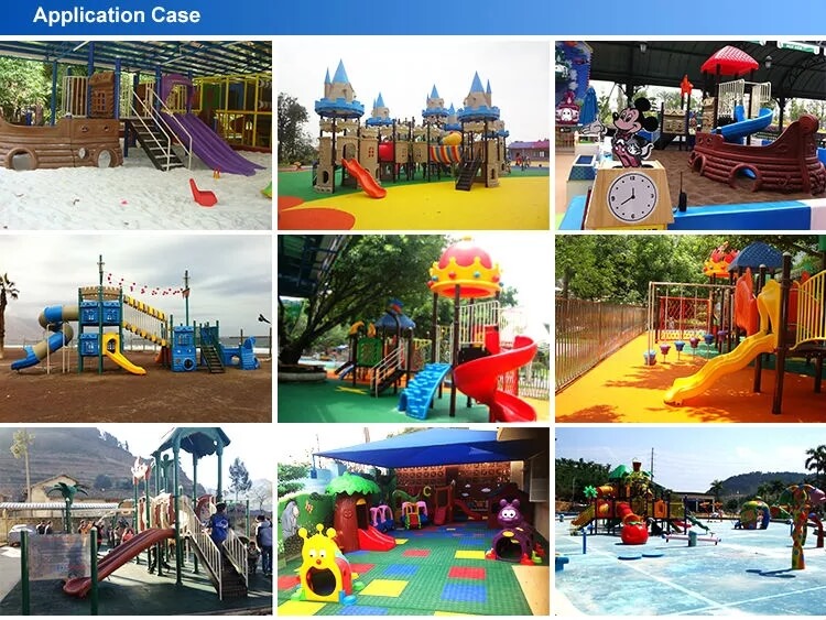 Chinese factory plastic slide playground children outdoor toys games kids outdoor slide
