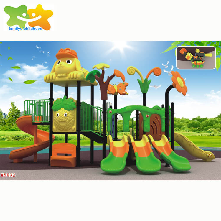 plastic garden slide