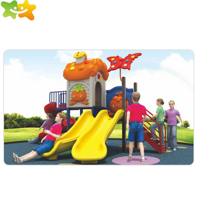 Children theme park equipment outdoor playground slides and swing for sale