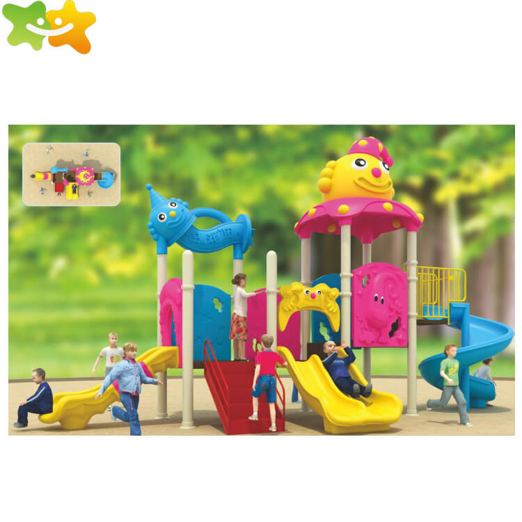 plastic garden slide