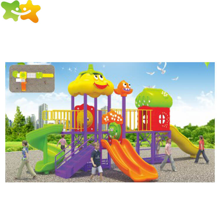 Kids park playground children toys outdoor plastic tube slide for sale