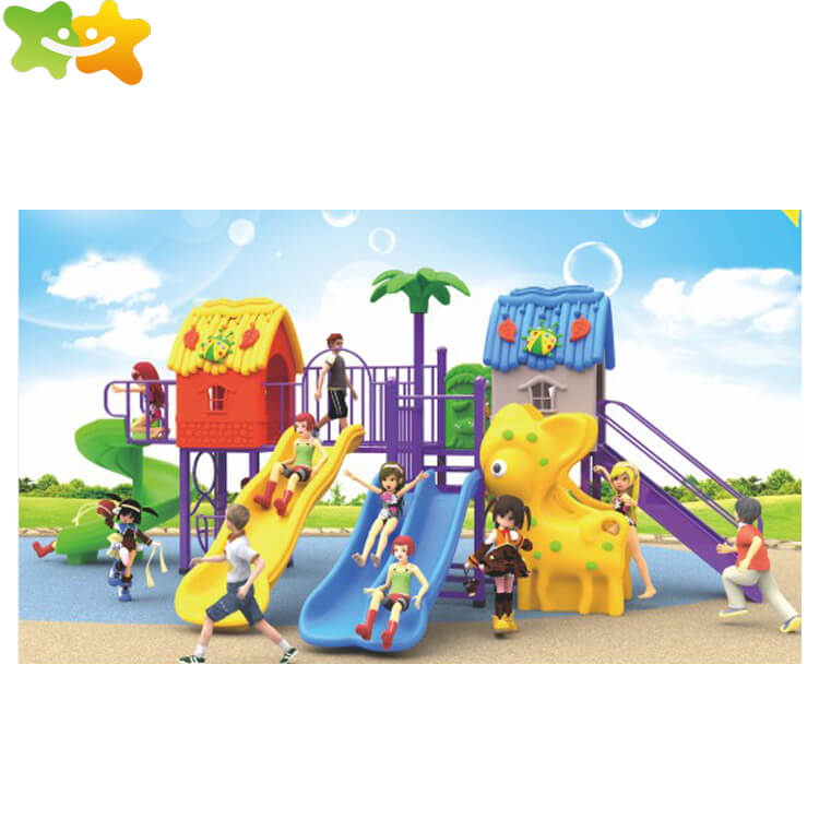 Kids park playground children toys outdoor plastic tube slide for sale