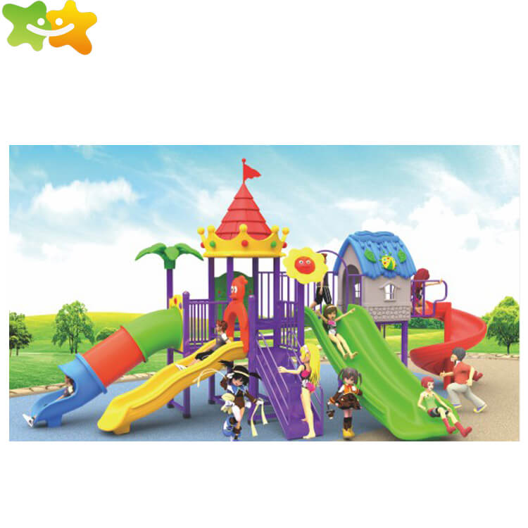 Kids park playground children toys outdoor plastic tube slide for sale
