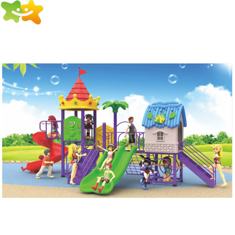Kids park playground children toys outdoor plastic tube slide for sale