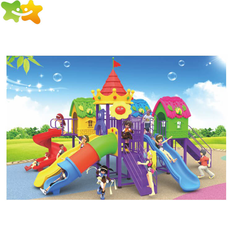 Cheap Outside Playground Garden Children Outdoor Plastic Playground Equipment Slide