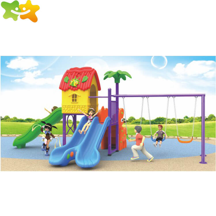 Cheap Outside Playground Garden Children Outdoor Plastic Playground Equipment Slide