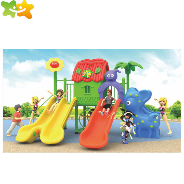 Cheap Outside Playground Garden Children Outdoor Plastic Playground Equipment Slide