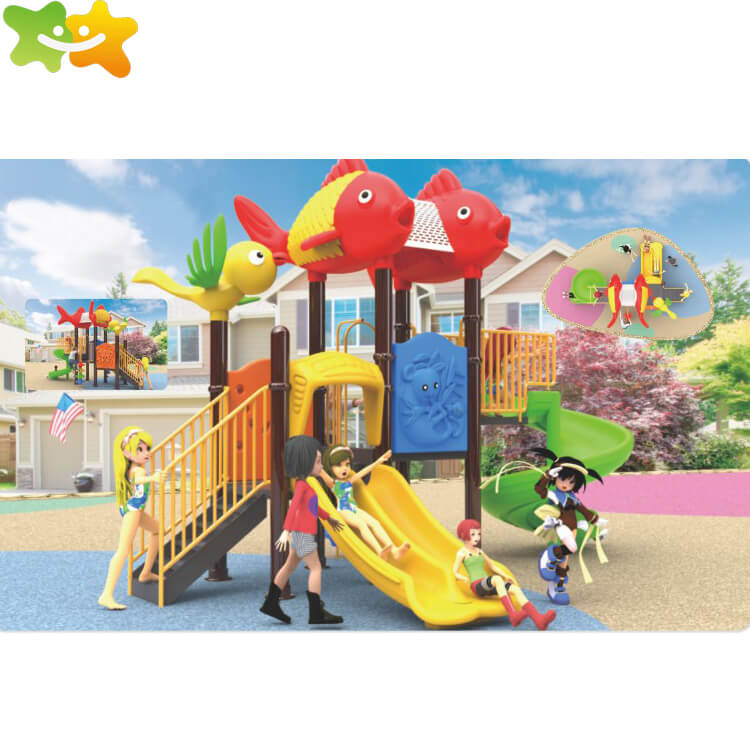 kids' play slide outdoor toy plastic kids outdoor slide for sale
