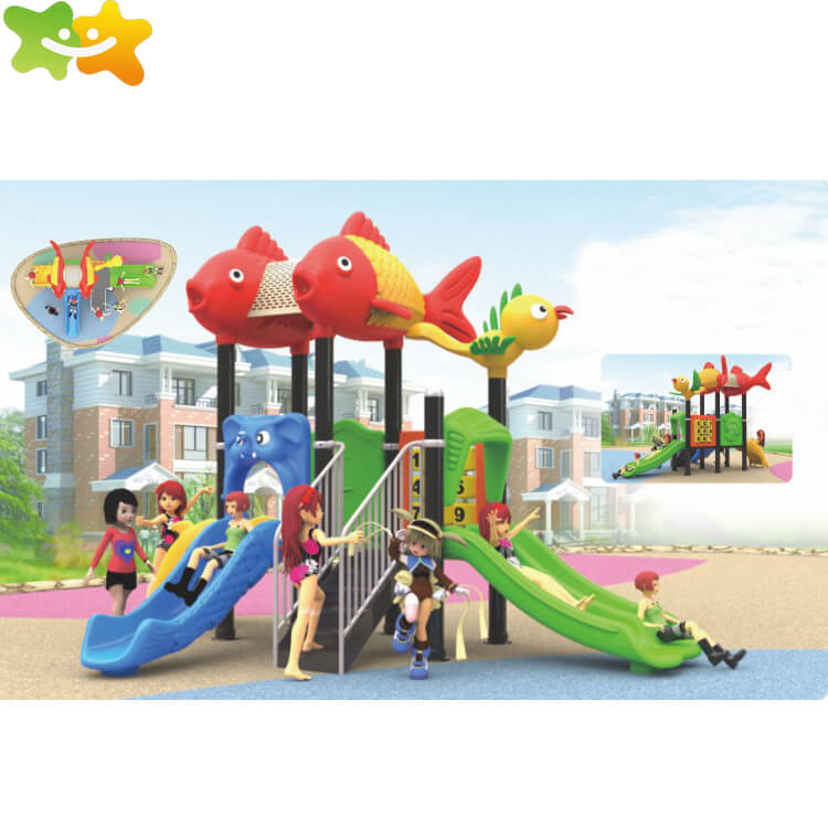 kids' play slide outdoor toy plastic kids outdoor slide for sale