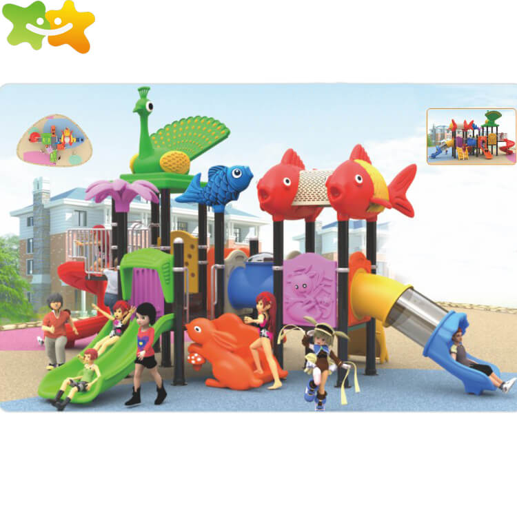 kids' play slide outdoor toy plastic kids outdoor slide for sale