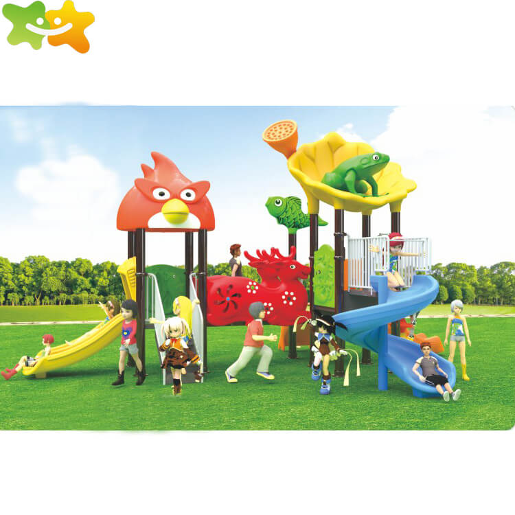 Popular Amusement Park Kids Toys Plastic Outdoor Playground Equipment Slide