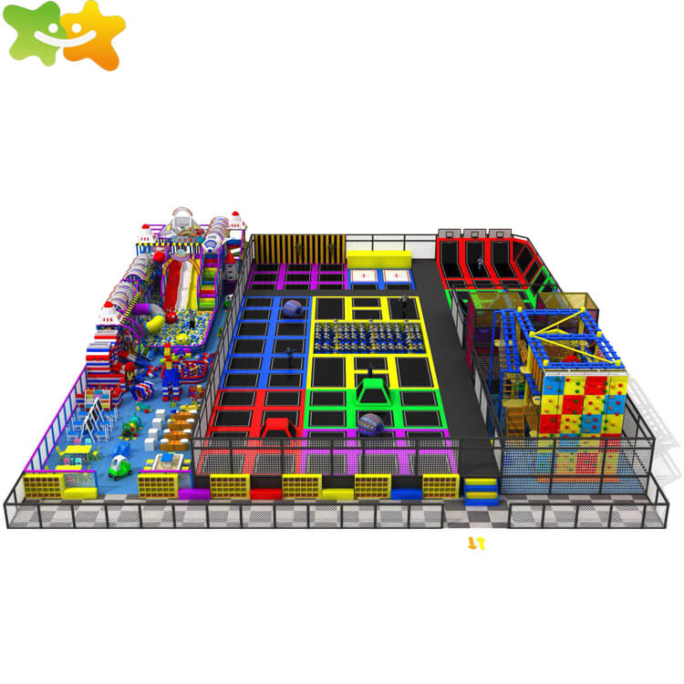 Large Trampoline Indoor Trampoline Price Kids Playground Trampoline Parks Supplier